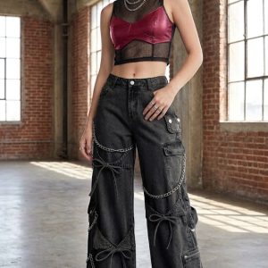 Casual Wide Leg Jeans