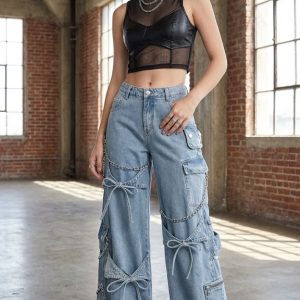 Casual Wide Leg Jeans