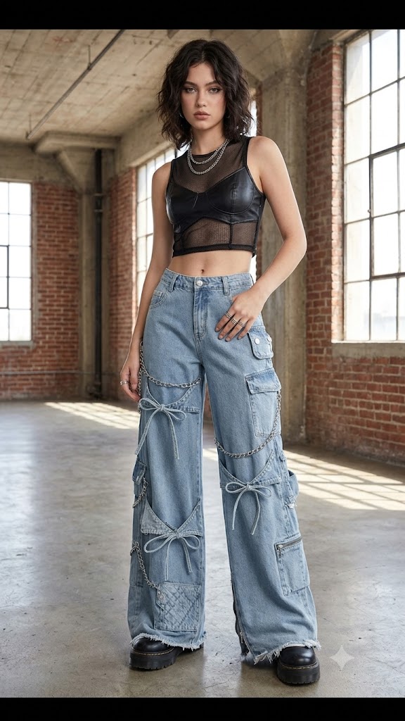 Casual Wide Leg Jeans