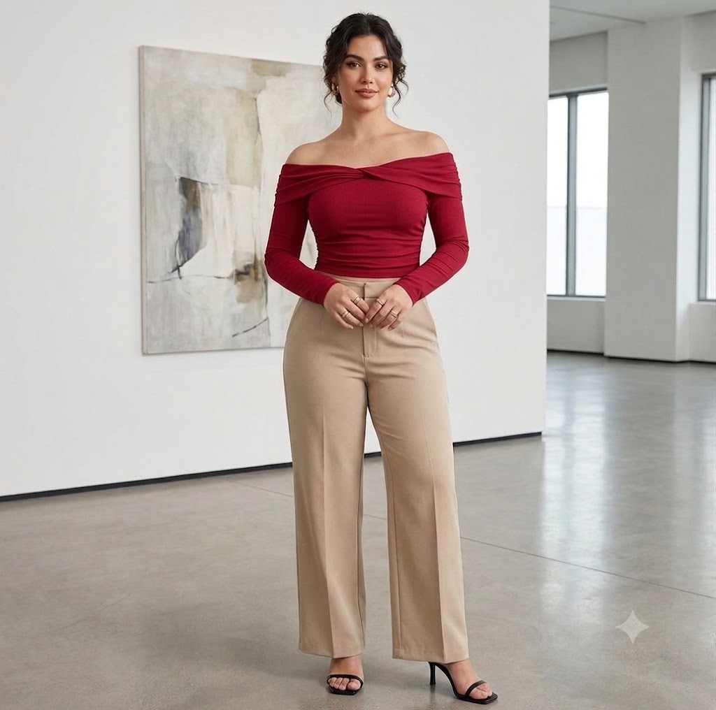 Scarlet Off-Shoulder Top