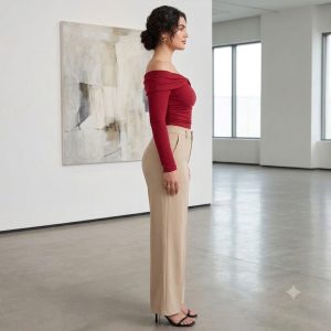 Scarlet Off-Shoulder Top